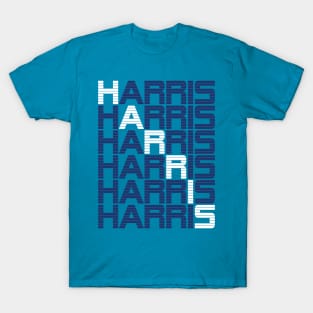 HARRIS text stacks T-Shirt